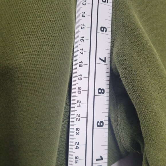 Vintage y2k Aeropostale green low rise drawstring cropped sweatpants size large - Picture 6 of 7